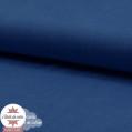 Tissu coton bleu indigo - Oeko-Tex