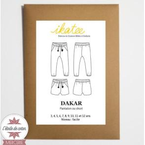 Patron Ikatee - Pantalon ou short DAKAR (fille)