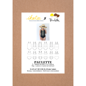 Patron Ikatee - Maillot de bain PAULETTE (fille 3-12 ans)