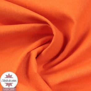 Tissu coton mandarine - Oeko-Tex