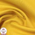 Tissu toile de coton - moutarde