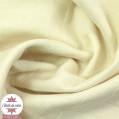 Tissu tetra (langes) coton bio - blanc