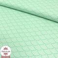 Tissu coton Sushis - vert menthe