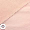 Tissu micro éponge de bambou rose blush (Oeko-Tex)
