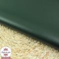 Simili cuir fin vert sapin - coupon 50 x 70 cm