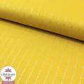 Tissu viscose rayures lurex - moutarde