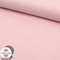 Tissu toile de coton canvas - rose blush