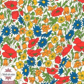 Tissu Liberty - Poppy & Daisy - collection 40 ans