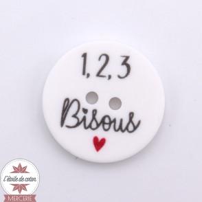 Bouton message "100% amour" - 20 mm