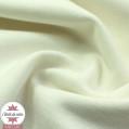 Tissu molleton coton biologique - écru