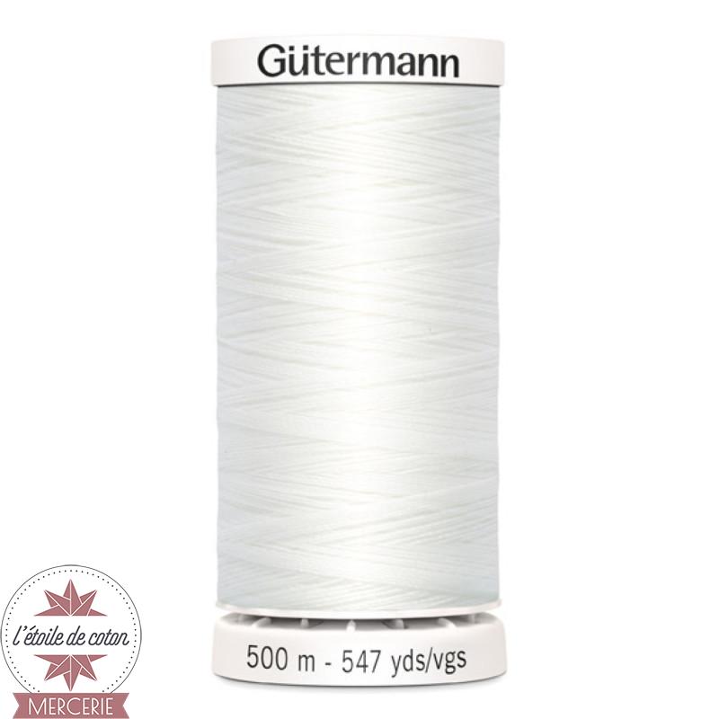 Fil Gütermann pour tout coudre 500 m - Blanc N°800