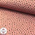 Tissu déperlant/Softshell "Layer Dots" rose by Poppy