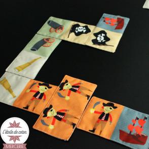 Kit à coudre - DOMINO Pirates + pochette