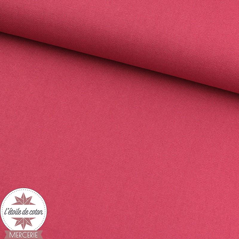Tissu toile de coton canvas - rose blush