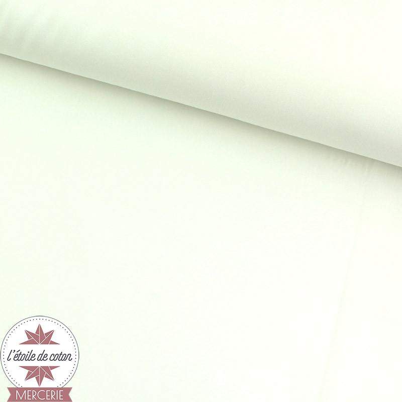 Percale de coton - blanc (Oeko-Tex)