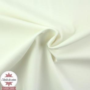 Percale de coton - blanc (Oeko-Tex)