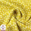 Tissu viscose fleurie Radiance by Pénélope - jaune