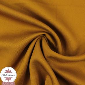 Tissu viscose LENZING ECOVERO ™ - Solid Gold (Oeko-Tex)