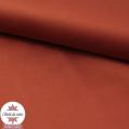 Tissu gabardine de coton satin stretch - terracotta (Oeko-Tex)