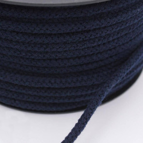 Cordon tricoté 5 mm - marine