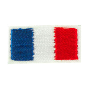 Motif thermocollant drapeau français