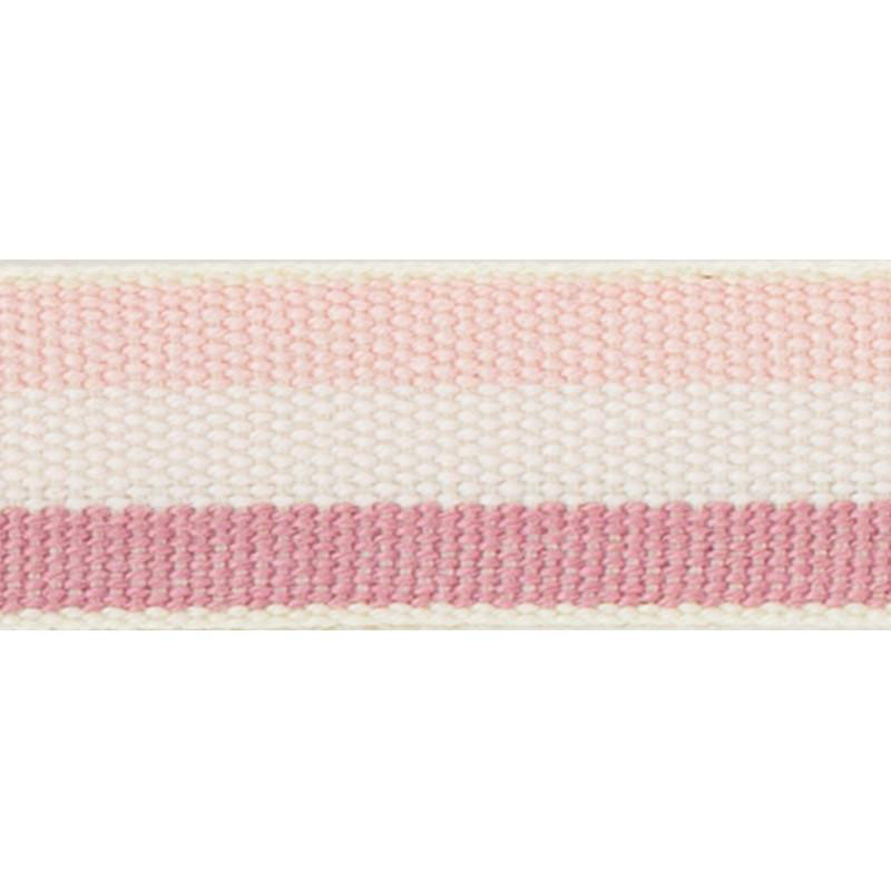 Ruban taffetas coton 15 mm coloris rose
