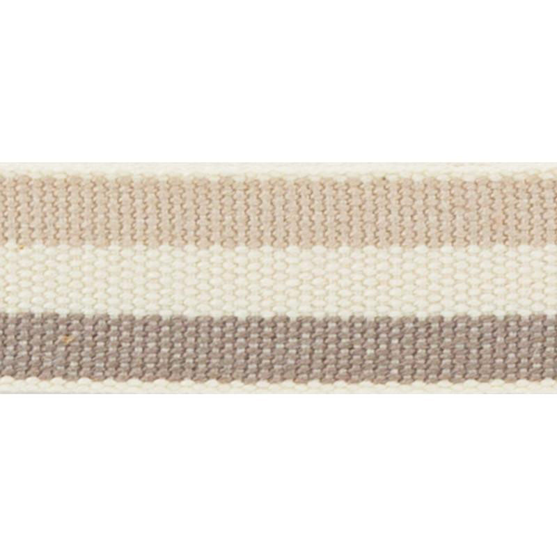 Ruban taffetas coton 15 mm coloris beige