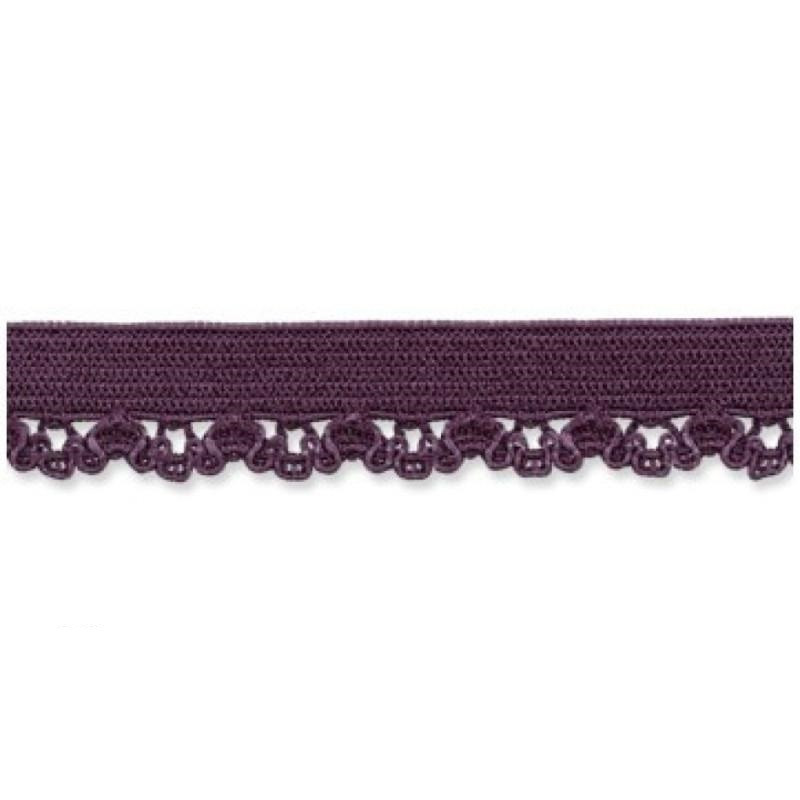 Ruban élastique lingerie 10 mm - violet