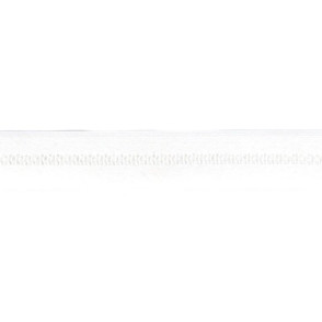 Ruban élastique lingerie blanc de 12 mm