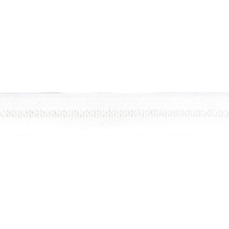 Ruban élastique lingerie blanc de 12 mm