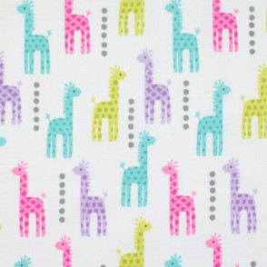 Coton Michael Miller collection Zoo Littles - Mini Giraffes
